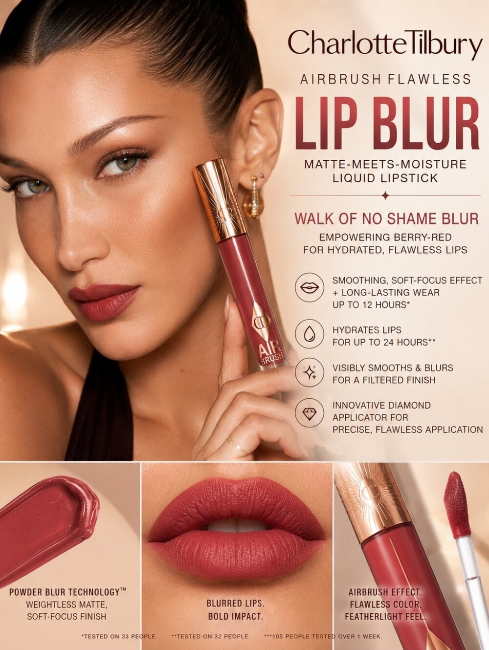 Charlotte Tilbury Airbrush Flawless Lip Blur Liquid Lipstick – Walk of No Shame